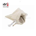 on sale bulk super-value silk-screen logo linen drawstring gift bag